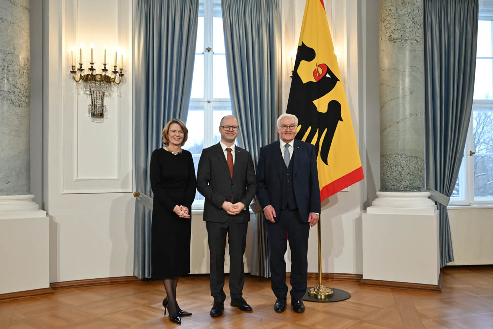 Dawid Statnik nimmt am Neujahrsempfang des Bundespräsidenten teil