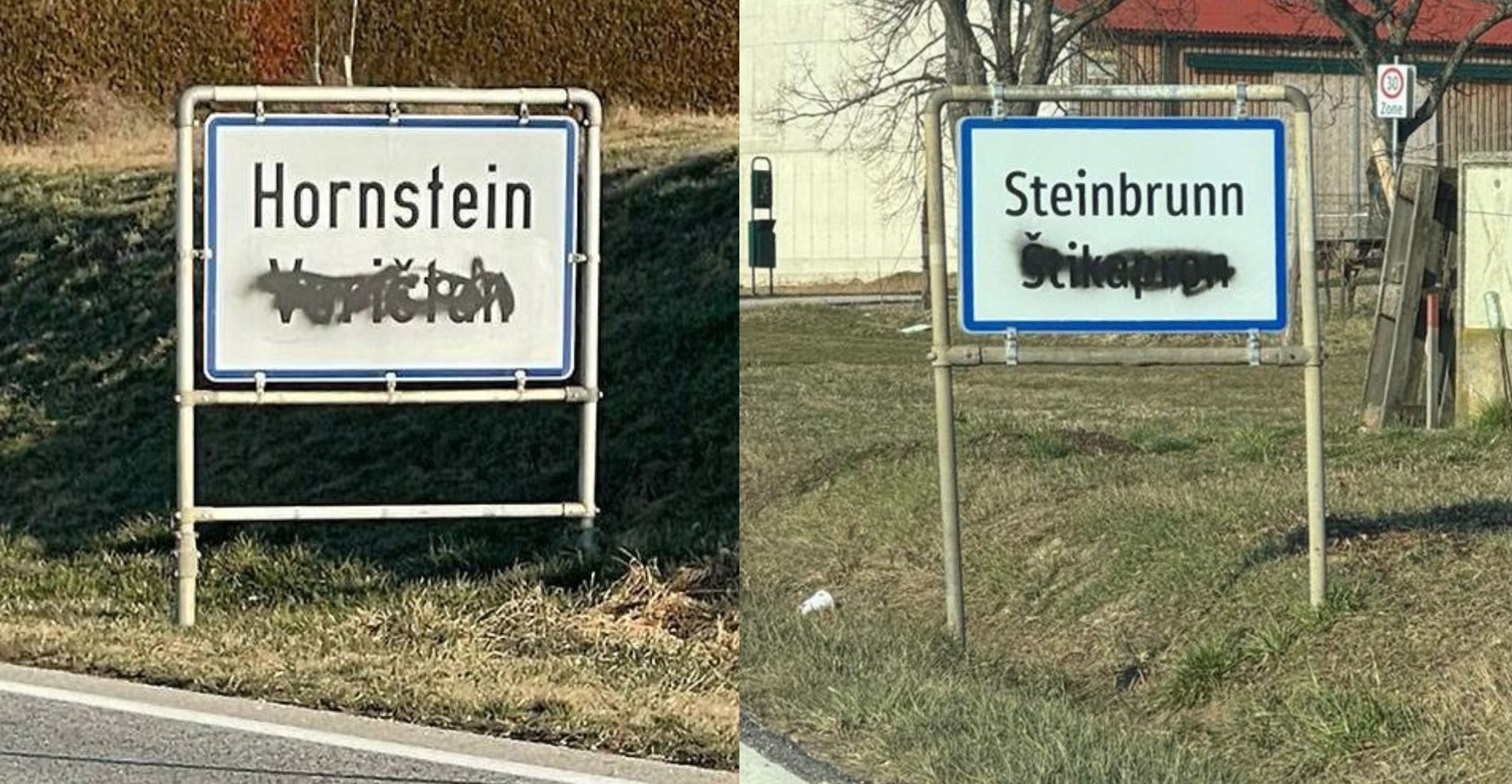 Stellungnahme der AGSM zu den Anschlägen auf zweisprachige Ortstafeln im Burgenland